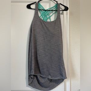 Lululemon tank top with attached sports bra